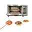 STAINLESS STEEL GAS OPERATED PIZZA OVEN, 12X18 INCH