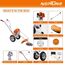 NEPTUNE BC-520W  HEAVY DUTY WHEEL TYPE BRUSH CUTTER 2 STROKE