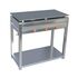 STAINLESS STEEL DHOSA BHATTI (40X20X32)