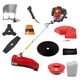 PETROL BRUSH CUTTER MACHINE WITH TILLER ATTACHMENT, 2 STROKE, 52 CC (COMBO)