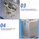 AUTOMATIC SS GARLIC PEELER MACHINE, 0.5 HP