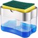2 IN 1 SOAP PUMP PLASTIC DISPENSER FOR DISHWASHER LIQUID HOLDER