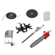 MULTI TOOL ATTACHED SIDEPACK BRUSH CUTTER, 52 CC, 2 STROKE