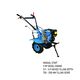 MANUAL START DIESEL POWER CULTIVATOR, 9 HP