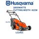 HUSQVARNA LC 141C ELECTRIC LAWN MOWER, 1800W