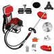 BACKPACK BRUSH CUTTER WITH TILLER ATTACHMENT, 52 CC, 2 STROKE (COMBO)