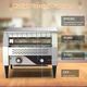 STAINLESS STEEL 150-BREAD CONVEYOR TOASTER