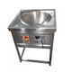 STAINLESS STEEL 8 LTR ELECTRIC KADAI WITH STAND, 18 INCH