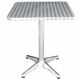 STAINLESS STEEL SQUARE FAST FOOD TABLE