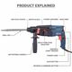 ELECTRIC HAMMER DRILL MACHINE 710 W