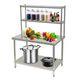 STAINLESS STEEL KITCHEN PICK UP TABLE (35=000)