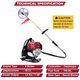 NEPTUNE BC-360 BPK BACKPACK PETROL BRUSH CUTTER 4 STROKE 35CC