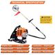 NEPTUNE BC-520 BPK HEAVY DUTY PETROL BRUSH CUTTER BACK PACK 2 STROKE 52CC