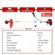 NEPTUNE BC-520 HEAVY DUTY PETROL BRUSH CUTTER SIDE PACK 2 STROKE 52CC